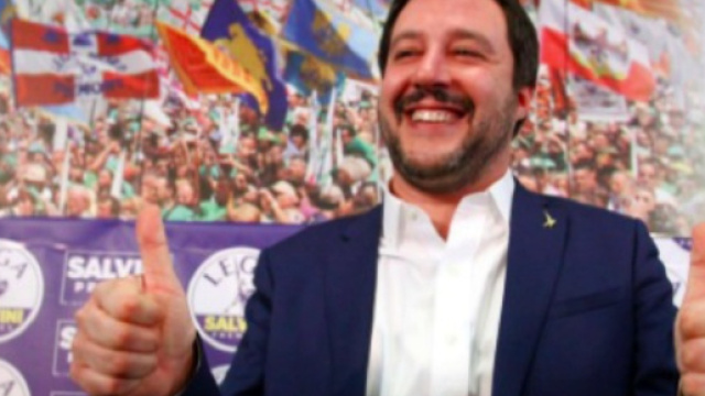 Il leader della Lega Matteo Salvini