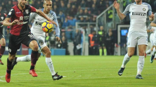 Serie A, Cagliari-Inter, immagini di repertorio