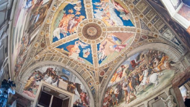 Una splendida immagine dei Musei Vaticani