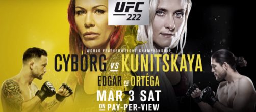 Watch UFC 222 live stream. - [UFC/YouTube screenshot]