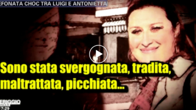 La telefonata dell'appuntato Capasso a moglie e figlie a poche settimane dalla strage trasmessa da Pomeriggio Cinque.