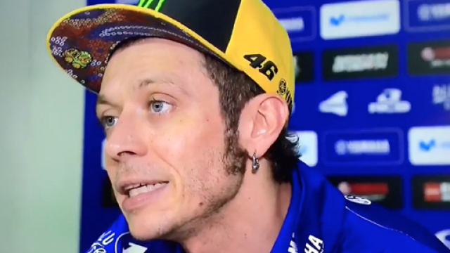 Valentino Rossi, pilota della Yamaha