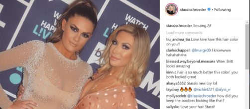 Brittany Cartwright and Stassi Schroeder on 'Watch What Happens Live' (Image: Stassi Schroeder/Instagram)