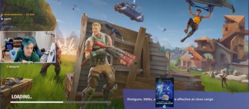 Ninja in one of his recent 'Fortnite' streams - YouTube/Azayn