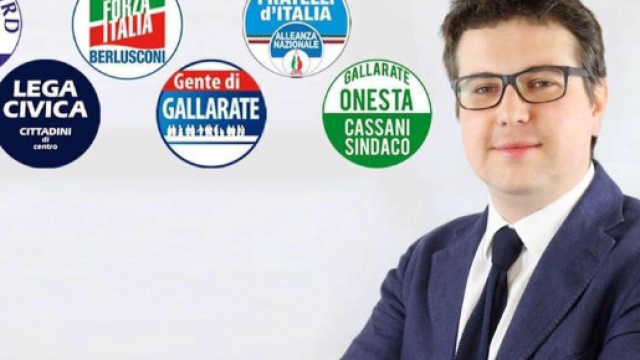 Il manifesto elettorale del sindaco di Gallarate