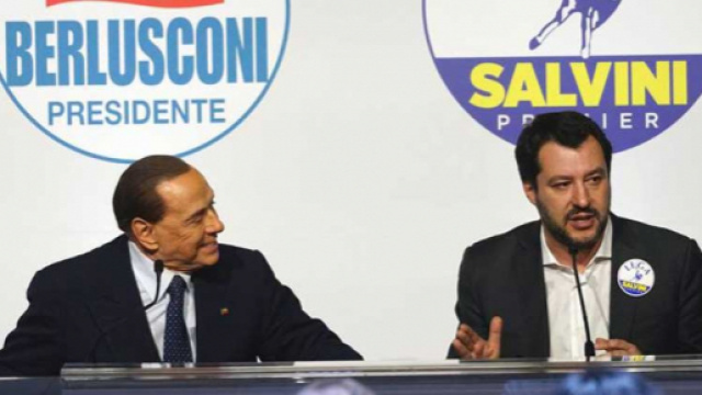 Silvio Berlusconi e Matteo Salvini