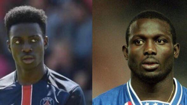 Timothy Weah et son p&egrave;re (source: instagram)