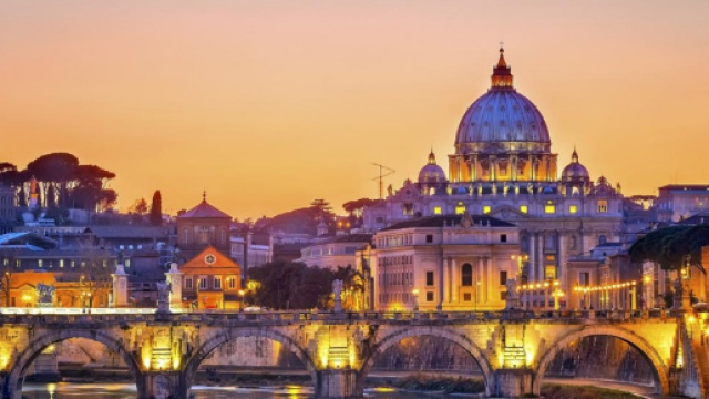 Una panoramica sulla citt&agrave; di Roma