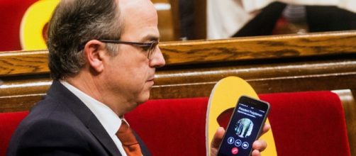 Jordi Turull en el Parlament de Catalu&ntilde;a. Public Domain.