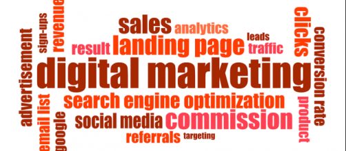 Word cloud for digital marketing. (Image via geralt/Pixabay)