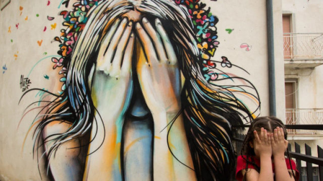 Alice Pasquini: borgo di Civitacampomarano