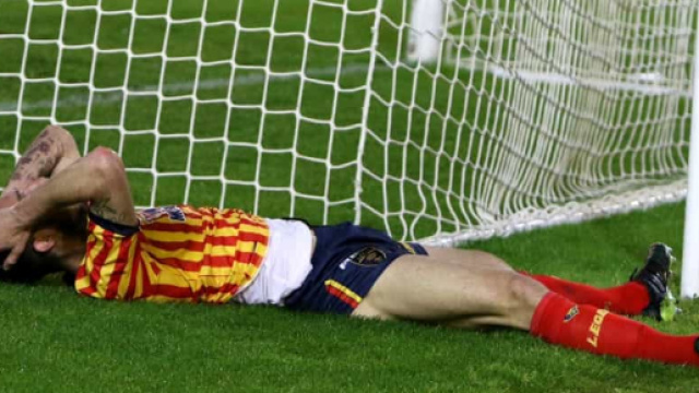 Il Lecce contro la F. Andria fallisce l'allungo decisivo .(foto - lecceprima.it)
