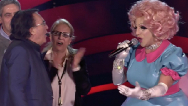 The Voice of Italy: una drag-queen nella squadra di Al Bano