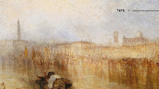 Turner, Venezia, il molo e Palazzo Ducale