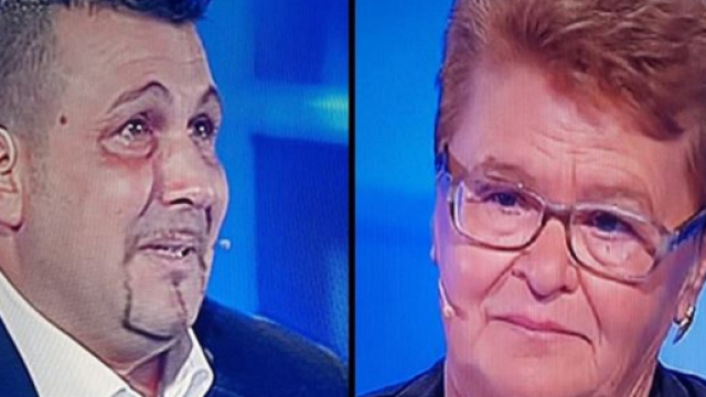 Da sinistra Sinibaldo e la madre