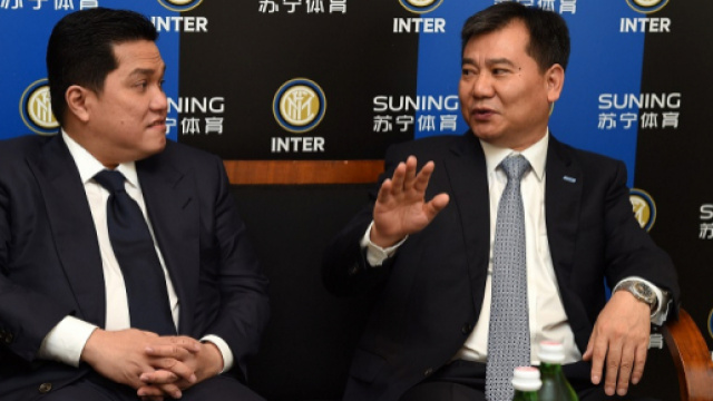 Inter, il proprietario di Suning con Erick Thoir