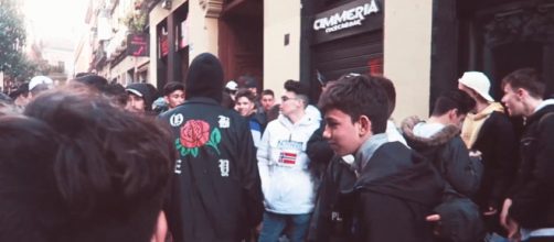 Imagen de una de las quedadas del joven Youtuber ByCalitos