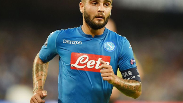 Lorenzo Insigne, ala del Napoli autore del gol dell'1-1.