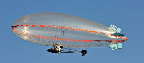 An airship during tests for the French Navy (Image credit &ndash; Hervemichel75, Wikimedia Commons)