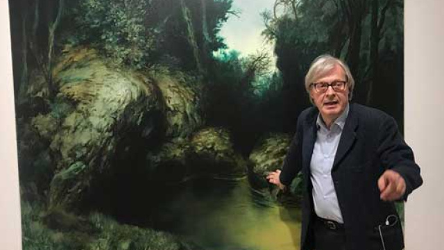 Il deputato di Forza Italia, Vittorio Sgarbi