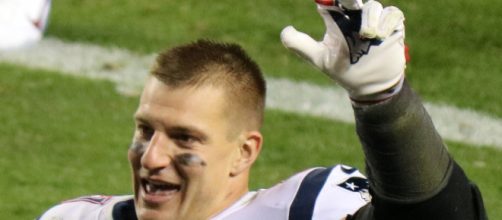 Gronkowski with the Patriots in 2017 (Keith Allison/Flickr)