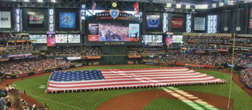 Major League Baseball opens its season today. [Image source: Eric Kilby/Flickr]