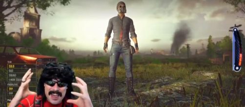Dr DisRespect in his recent PUBG stream - YouTube/Juff