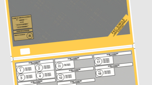 Debutta il 'tagliando antifrode' sulla scheda elettorale