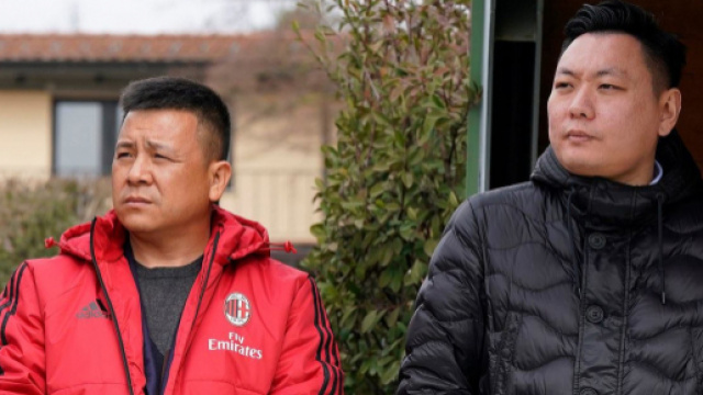 Il Presidente rossonero con Han Li