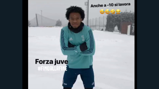 Juventus, Cuadrado al lavoro a Vinovo
