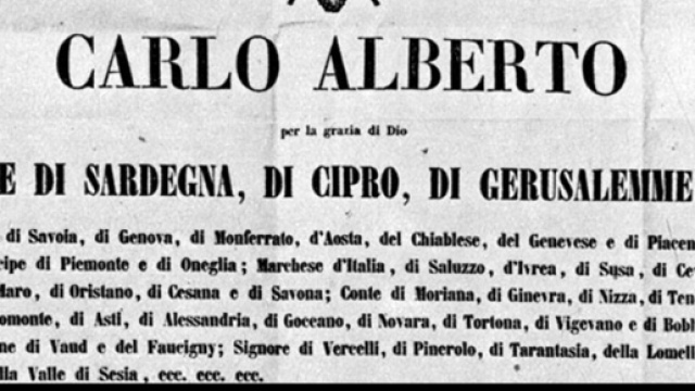 Torino 4 Marzo 1848: emanato lo Statuto Albertino - Mole24 - mole24.it