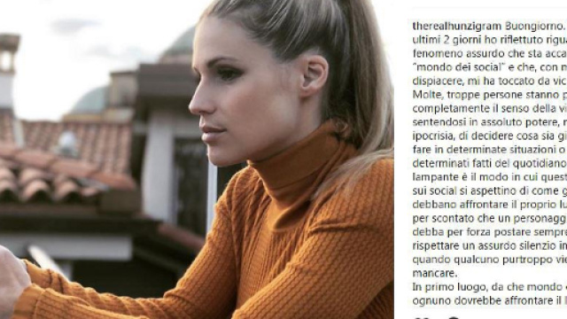 Fabrizio Frizzi, Michelle Hunziker: "Perch&eacute; non ho scritto nulla''