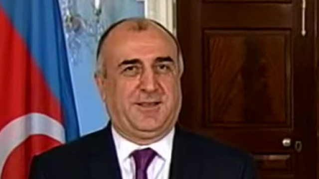 Il ministro degli Affari esteri dell'Azerbaigian, Elmar Mammadyarov