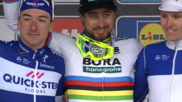 Viviani sul podio della Gand Wevelgem