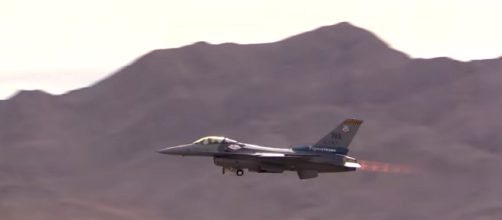 F-16 Fighting Falcon Nellis AFB Aviation Nation 2017.- [spencerhughes2255 / YouTube screencap]