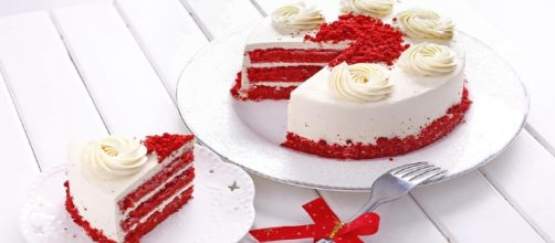 Pastel de terciopelo red velvet