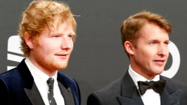 James Blunt names Ed Sheeran as his son's godfather (Foto - nme.com)