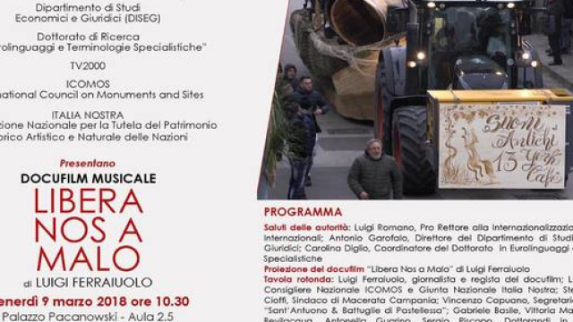 "Libera nos a malo", alla Parthenope di Napoli arriva il docufilm di Ferraiuolo
