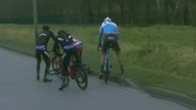 La prima caduta di Tejay Van Garderen