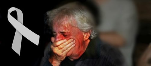 Marco Nanini n&atilde;o conseguiu conter sua dor e tristeza.