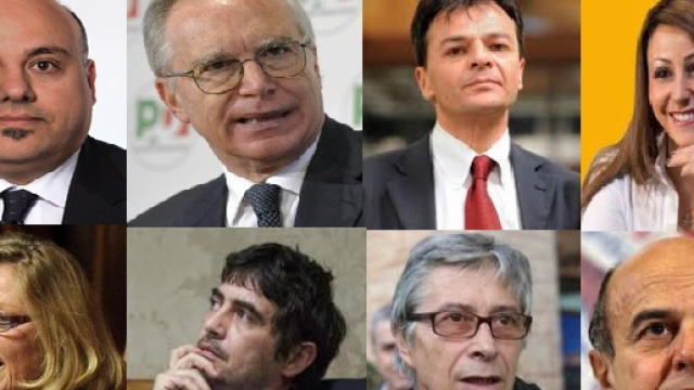 Alcuni dei parlamentari rieletti in Parlamento nelle file di Liberi e Uguali