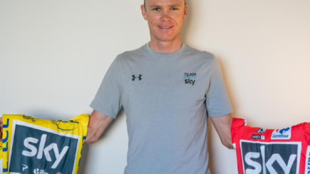 Chris Froome, impegnato nella Tirreno-Adriatico