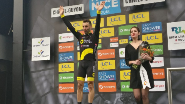 Jonathan Hivert, vincitore della terza tappa della Parigi Nizza
