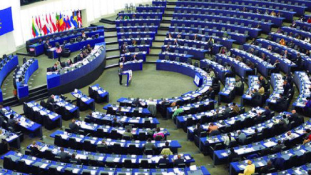 Parlamento Europeo durante una seduta