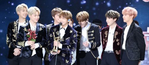 BTS at the 31st Golden Disk Awards. [Image Credit: Wikimedia Commons]