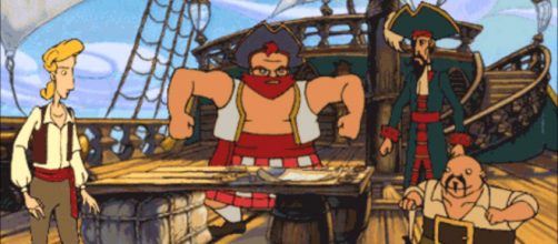 Guybrush's third installment finds land on Steam and GOG. Image credit: Youtube/girlonaboat