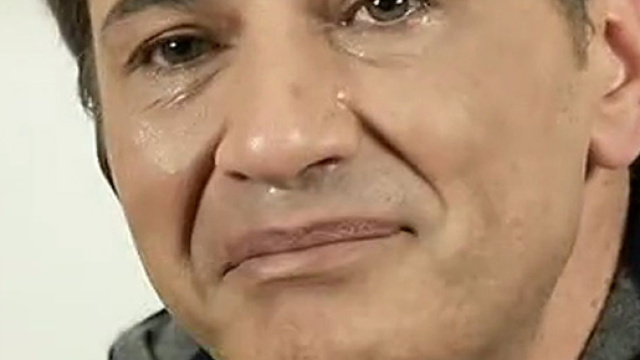 Lorenzo Crespi disperato in tv