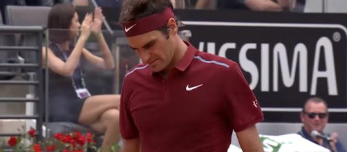 Roger Federer competing at Rome back in 2016/Photo: screenshot via Tennis TV channel on YouTube