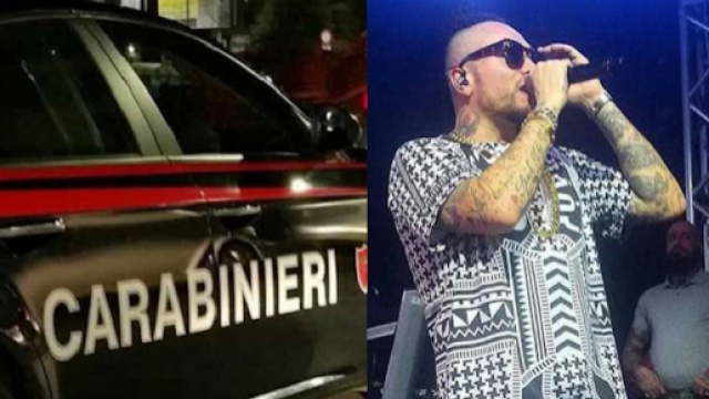 Richiesto l'intervento dei carabinieri durante il live di Gu&egrave; Pequeno
