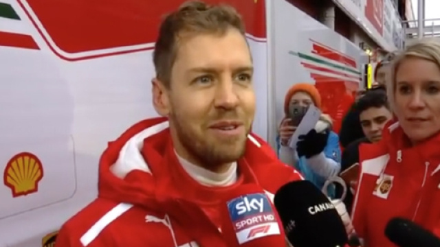 Sebastian Vettel, pilota della Ferrari